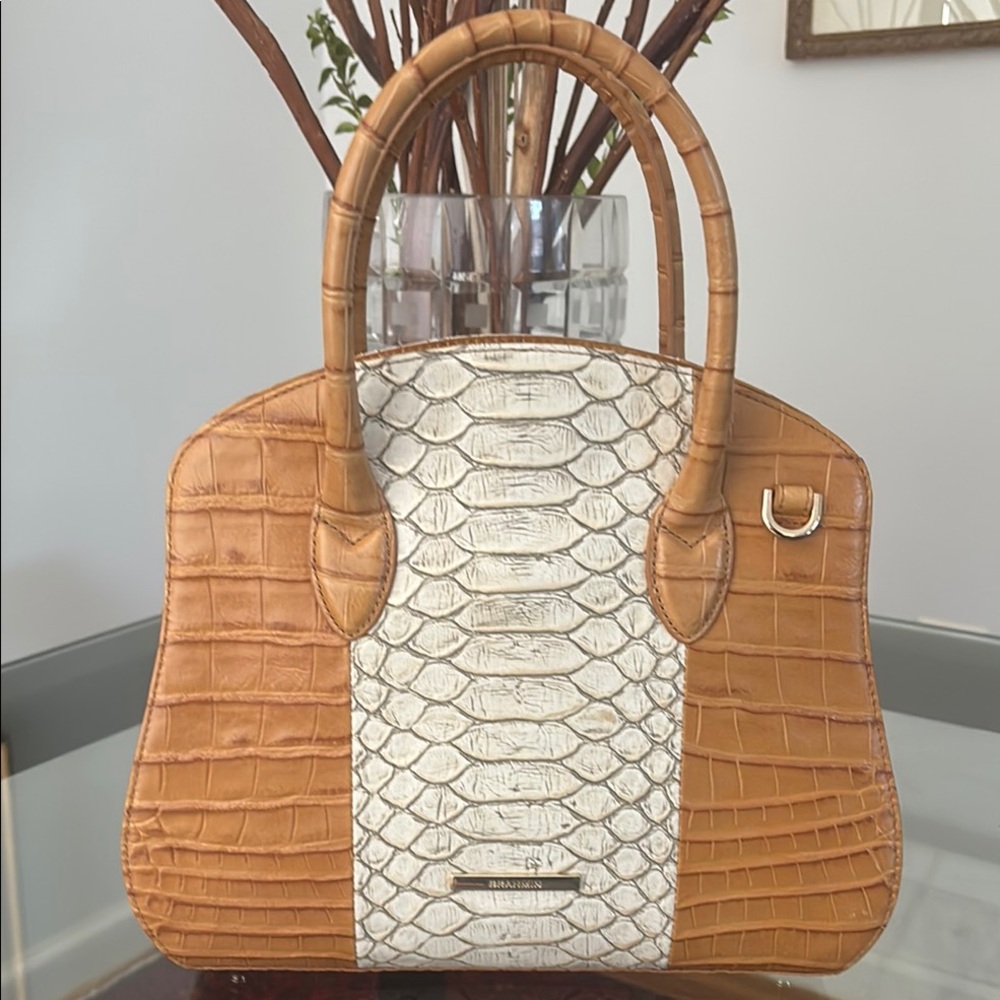 Brahmin handbag Rosetta Satchel – Multi Castalia Leather - Picture 4 of 6